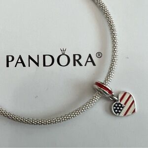 Pandora USA Flag Charm